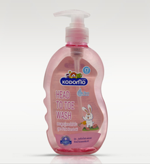 KODOMO HEAD TO TOE WASH PINK 800 ML