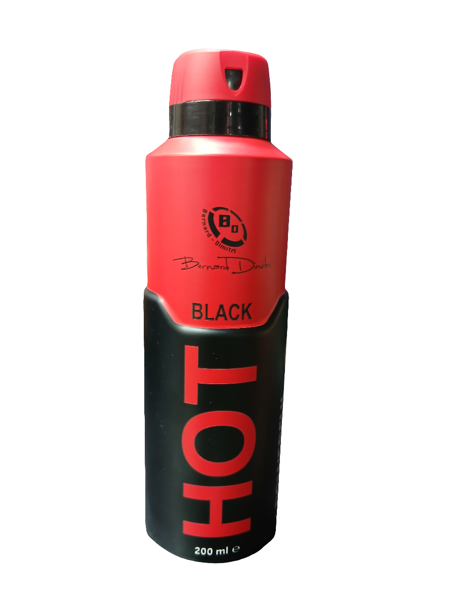 HOT BLACK MEN DEO 200ML