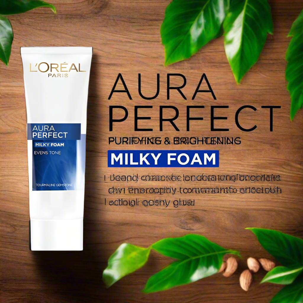 L'ORÉAL PARIS Aura Perfect Milky Foam 100g