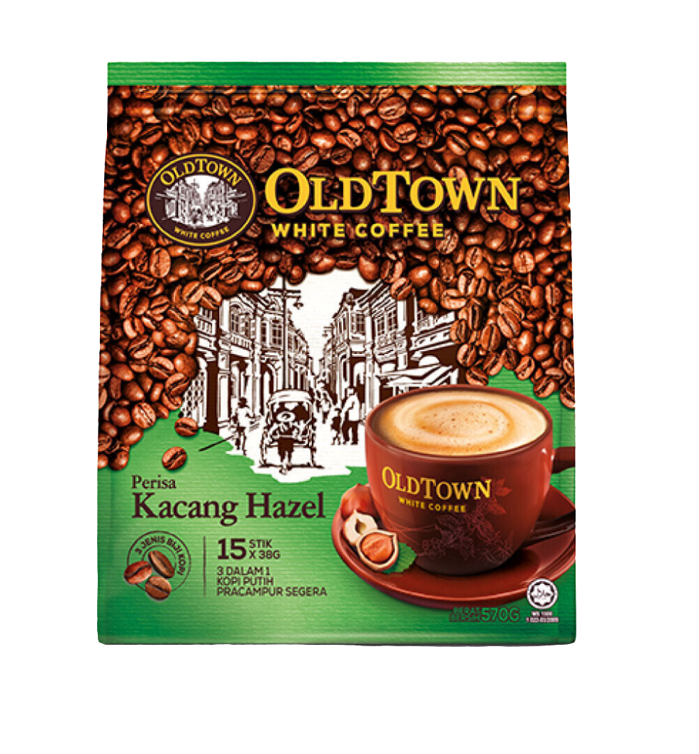 Old Town White Coffee Instant 3 in 1 Fragrant Hazelnut