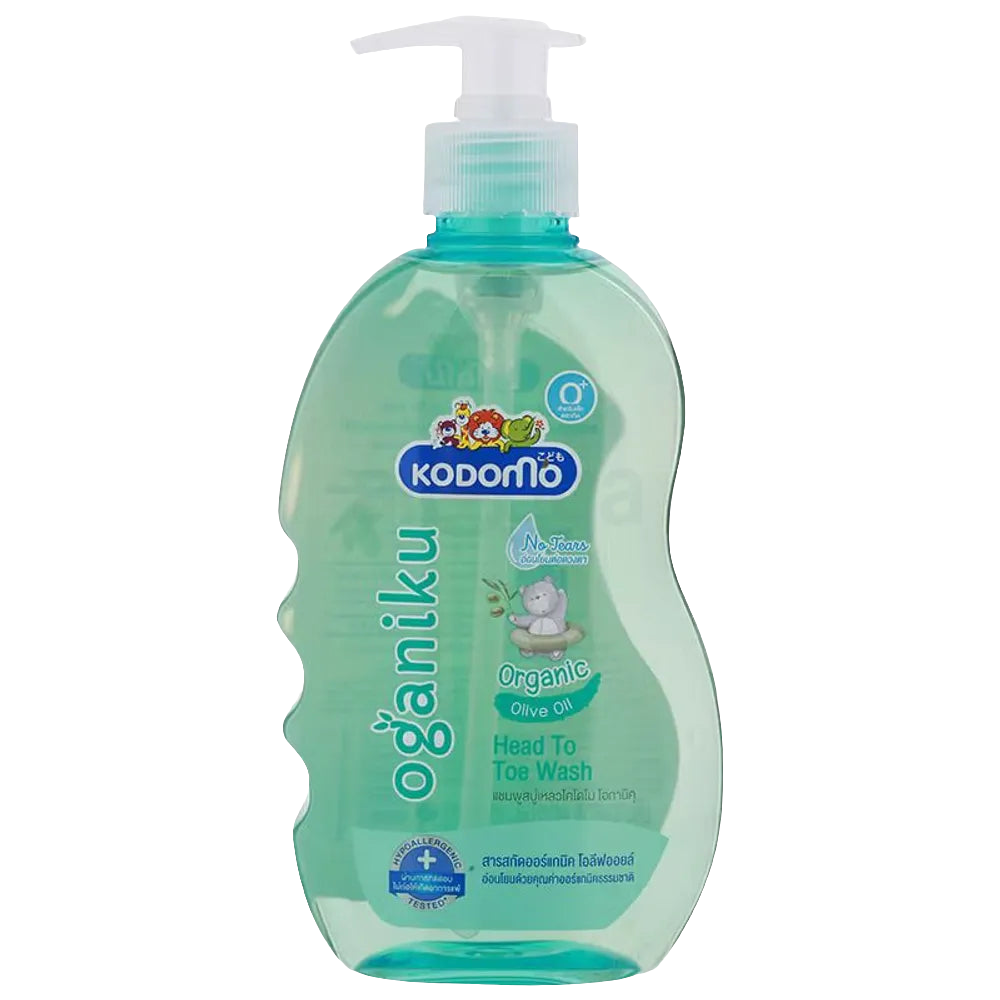 KODOMO HEAD TO TOE WASH ORGANIC 800 ML