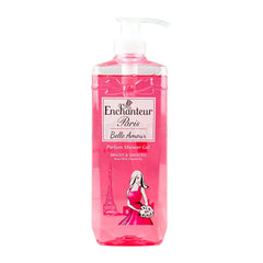 Enchanteur Paris Belle Amour Brightening Shower Gel with Rose Oil & Vitamin B3 for a Silky Smooth Glow 750 ml