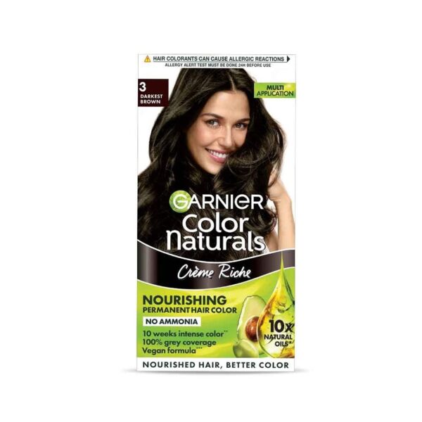 GARNIER COLOR NATURALS BLACK 70 ML+60GM