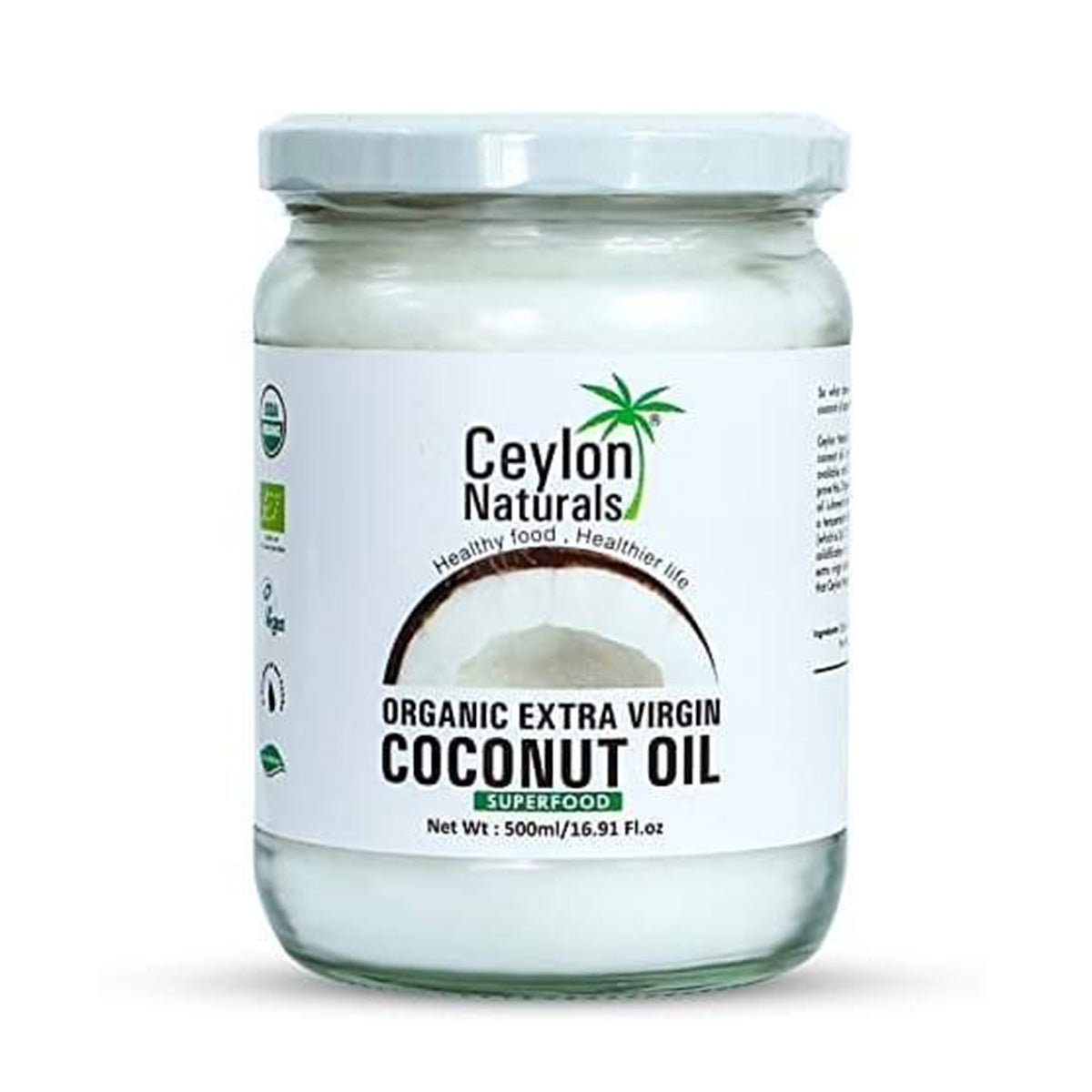 CEYLON NATURALS COCONUT OIL 500 ML
